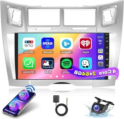 Image de Autoradio pour Toyota Yaris - Autoradio Android - Système multimédia - Écran tactile de 9 pouces - CarPlay sans fil