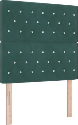 Produktbild von vidaXL Kopfteil Hellgrün-Grau 100 cm Samt