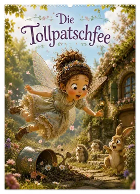 Produktbild von Die Tollpatschfee (Wandkalender 2027 DIN A2 hoch), CALVENDO Monatskalender