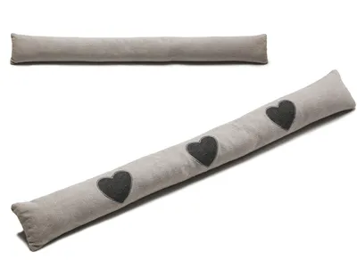 Tochtstopper 90 cm – Zugluftstopper für Türen & Fenster, grau