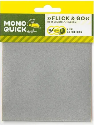 Produktbild von Reflexmaterial, Adhesive - Aufnäher, Bügelbild, Aufbügler, Applikationen, Patches, Flicken, Zum Aufbügeln, Größe: 10 x 20 cm