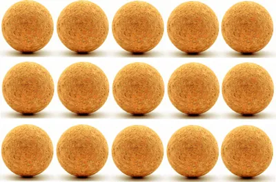 Produktbild von 15 x Kork Kugel 4 cm - Weinkorken Kugelstopfen Holzkorken Korkbälle Korkstopfen