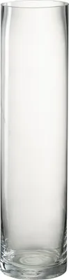 Produktbild von J-Line Vase Zylinder Glas Transparent Medium