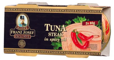 Zdjęcie produktu dla FJK TUŃCZYK STEK 2x80gr w chilli