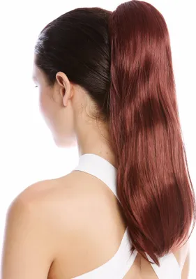 Produktbild von WIG ME UP Zopf Pferdeschwanz lang glatt Rotbraun TZB-26A-V-35