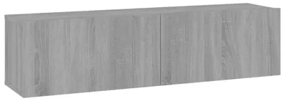 Obrázok produktu pre vidaXL TV nástenná skrinka Grey Sonoma 120x30x30 cm Drevo Materiál