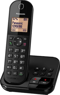 Obrázok produktu pre Pevný telefón Panasonic KX-TGC420, záznamník, farba: čierna