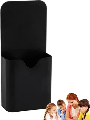 Produktbild von Famanu Magnetischer Halter für Stifte - Kühlschrank Organizer - 12 x 42 cm - Schwarz