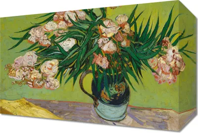 Image de Tableau 30 x 20 cm Oleanders, Van Gogh Vintage pour le salon