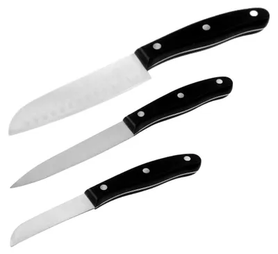 Obrázok produktu pre Sada 3 kuchynských nožov 20, 22 a 26 cm Nirosta Fit