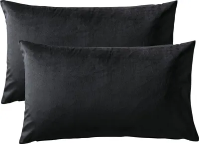 Produktbild von REDBEST Kissenhülle Kingsville" im 2er-Pack schwarz 30x50 cm"
