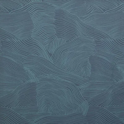 Canvas-Stoff 100x280 cm, geometrisch Aneira, grün, 1 Meter
