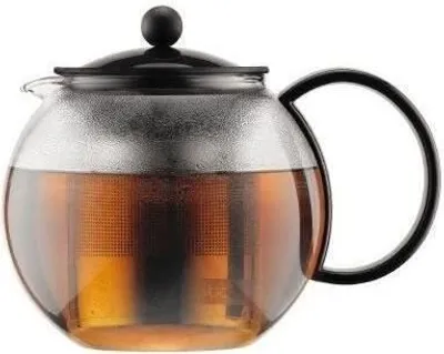Image de Théière à Piston BODUM ASSAM, Couvercle Plastique, Filtre Inox, 1.0 l