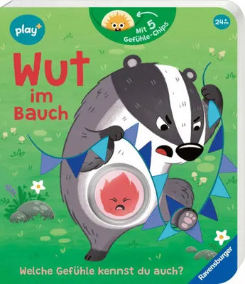 Obrázok produktu pre Play+ Mein lustiges Spielbuch Wut im Bauch - ab 2 Jahre