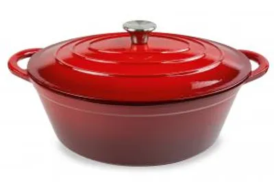 Immagine prodotto di H&H Casseruola In Ghisa Smaltata Rosso Cm 26X34