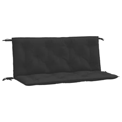 Produktbild von Gartenbank-Auflagen 2 Stk. Schwarz 120x50x7 cm Oxford-Gewebe