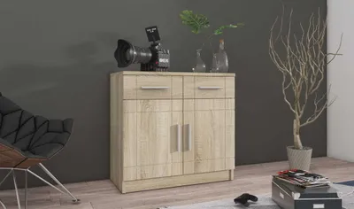 Produktbild von Kommode Paris 2F2S sonoma eiche