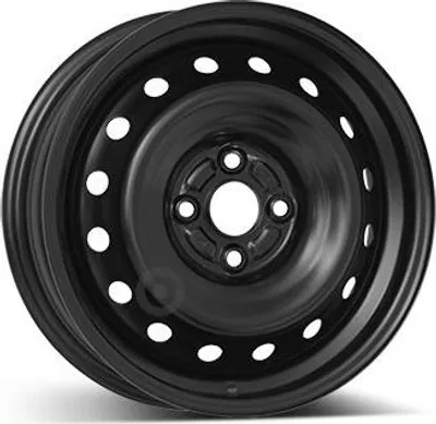 Productafbeelding van 15-inch stalen velg ALCAR, 15" x 5", 4x100 boutgaten, ET40, 54.00mm naafdiameter, zwarte velg