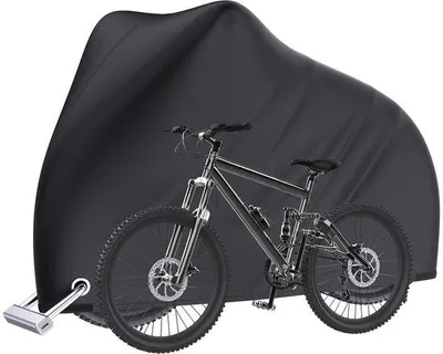 Produktbild von Wasserdichtes Fahrradabdeckung 190T mit Schlosslöchern für Fahrradabdeckung Wasserdichte Schutz vor Schnee Staub Regen UV 200x70x110cm mit Tasche