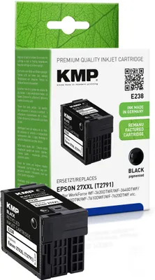 Image de KMP Printtechnik AG 1627,4201 KMP Patrone Epson T2791 black pigm. 2200 S. E186 remanufactured