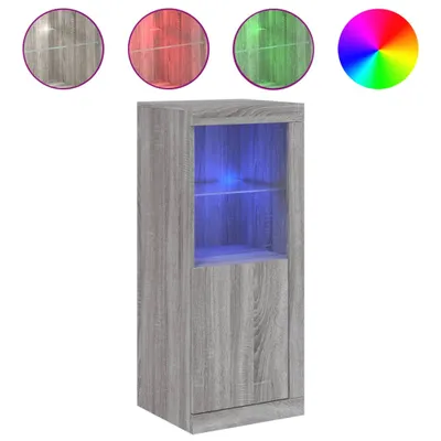 Immagine prodotto di Credenza con Luci LED Grigio Sonoma 41x37x100 cm