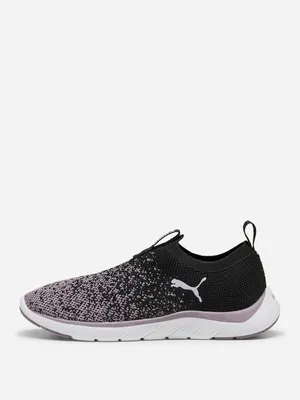 Produktbild von Puma Softride Remi Slip-on Knit WN's Straßenlaufschuhe für Damen, Puma Schwarz (