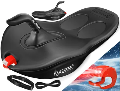 Produktbild von KESSER® Bob Schneebob Alpina mit LED Licht, inkl. Zugseil, für Kinder & Erwachsene