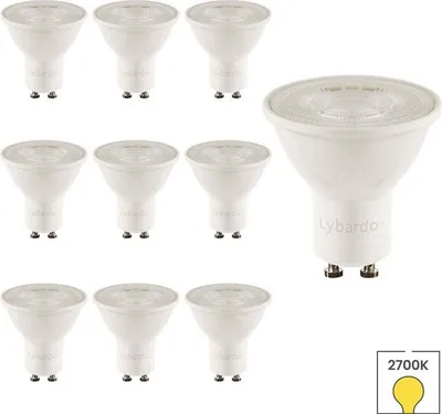 Produktbild von 10er-Set Lybardo Master LED-Strahler GU10 | 1,4 Watt | 2700K warmweiß