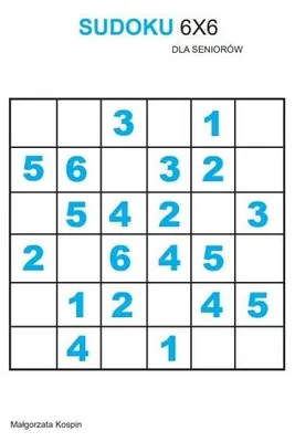 Image de Sudoku 6x6 dla seniorów 60 dużych układanek z cyframi i figurami