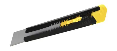Immagine prodotto di Taglierina Stanley con corpo in metallo e lama a scatto retrattile da 18 mm