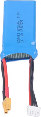 Image de Pour XK X450 Batterie Lithium Polymer Légère 11.1V 1300mah RC Glider Batterie Lipo pour RC Glider