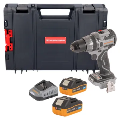 Immagine prodotto di Procraft CD20Abb Trapano avvitatore a batteria 20 V 85 Nm + 2x batteria 4,0 Ah + caricabatteria + valigetta RHINO