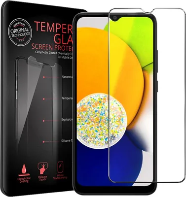 Immagine prodotto di 2x pellicola protettiva per Samsung Galaxy A03 protezione dello schermo in vetro blindato del telefono cellulare