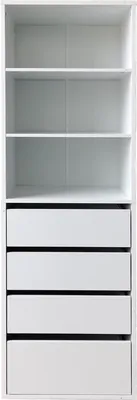 Produktbild von Kommode Nina XXL mit Regalfächern, Höhe 161 cm, Breite 50 cm, Tiefe 40 cm