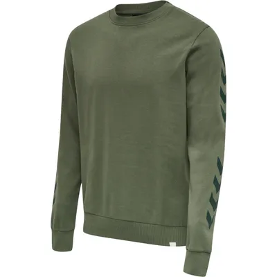 Produktbild von Hummel Hmllegacy Chevron Sweatshirt - grey melange, Größe:S