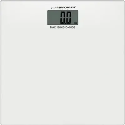 Obrázek produktu pro Esperanza EBS002W, Elektronická osobní váha, 180 kg, 100 g, Bílá, kg, lb, ST, Obdélník