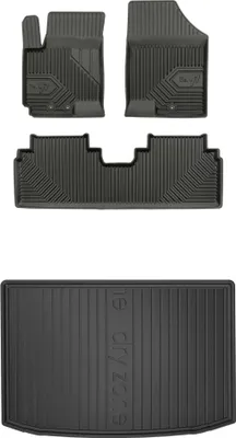 Produktbild von FROGUM Gummimatten Auto Fußmatten + Kofferraummatte für Hyundai ix20 2010-2019