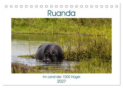 Produktbild von Ruanda (Tischkalender 2027 DIN A5 quer), CALVENDO Monatskalender