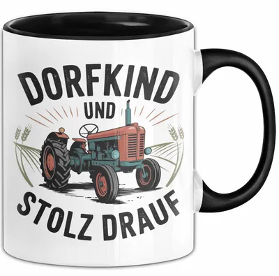 Produktbild von Landwirt Tasse Geschenk Lustige Geschenkidee Spruch (Schwarz)