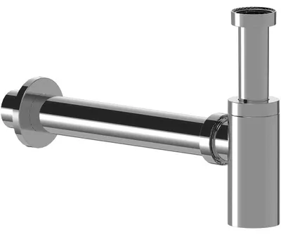 Zdjęcie produktu dla CERANO – Syfon umywalkowy – 5/4" – tworzywo sztuczne – DN40/300 mm – chrom