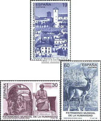 Produktbild von Briefmarken Spanien 1996 Mi 3299-3301 (kompl.Ausg.) postfrisch Kulturerbe