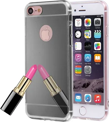 Zdjęcie produktu dla Etui na telefon komórkowy Apple iPhone 7 Mirror Soft Case Protective Cover Black