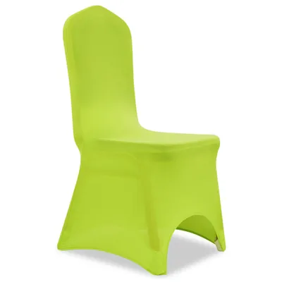 Image de vidaXL Housse de chaise en stretch 4 pièces vert