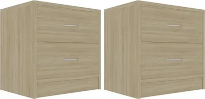 Obrázek produktu pro vidaXL Noční stolky 2 ks dub Sonoma 40x30x40 cm výrobek z odvozeného dřeva