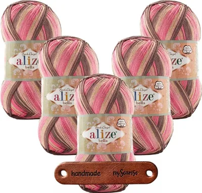 Produktbild von 5 x ALIZE Bella Batik 7829 mit Label
