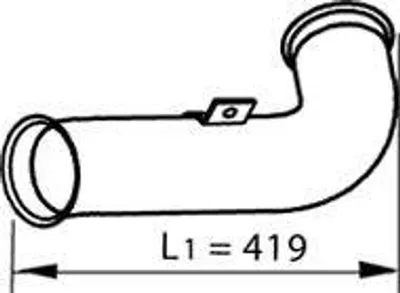 Image de Tuyau d'échappement DINEX pour DAF CF 85 22156