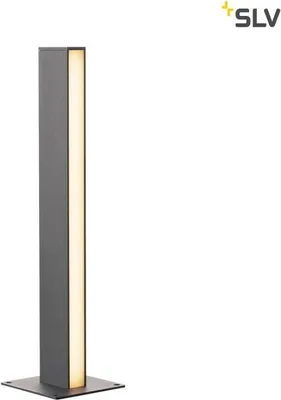 Produktbild von SLV 232165 H-POL Wege- und Standleuchte einflammig LED 3000K anthrazit L B H 16,5 16,5 66 cm