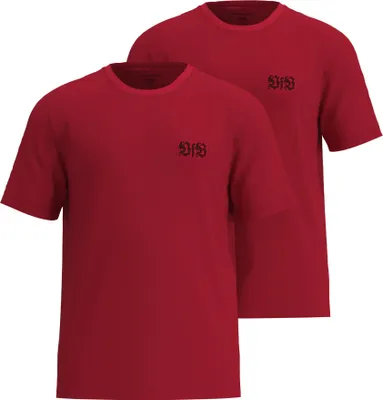 Produktbild von VfB Herren Shirt rot uni 2er Pack Größe: 50
