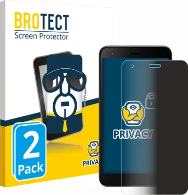 Produktbild von 2x BROTECT Sichtschutzfolie für ZTE Blade A35 lite Anti-Spy Privacy Sichtschutz Blickschutz Folie Blaulicht-Schutz