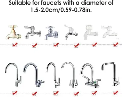 Duschschlauch Handheld - Duschkopf für Haustiere - Schlauch für Wasserhähne - Gummi - Gesamtlänge 109 cm